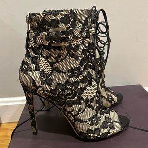 Brian Atwood Bflindford Lace Bootie